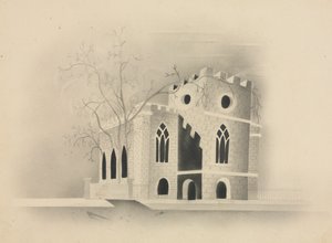 Ayışığında Gotik Kilise, 1840.