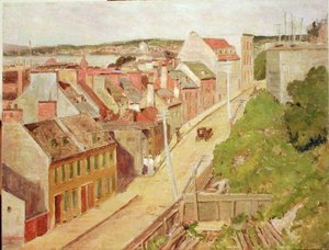 Quebec (sanatçı panosunda yağ) by Mary Bradish Titcomb