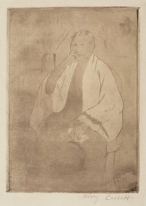 Sanatçının Annesinin Portresi by Mary Cassatt