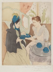 ikindi çayı partisi by Mary Cassatt