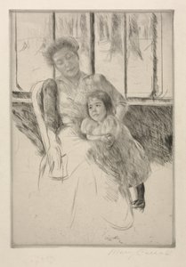 Konservatuarda, c. 1901. by Mary Cassatt
