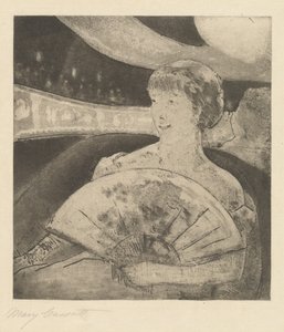 3 Numaralı Opera Kutusunda, c. 1880. by Mary Cassatt