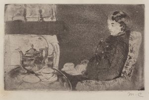 Lydia ikindi çayı by Mary Cassatt