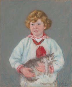 Usta Alexander J. Cassatt, Jr., 1914 by Mary Cassatt