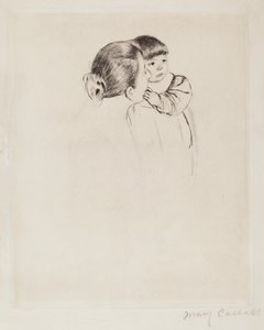 köylü anne ve çocuğu by Mary Cassatt