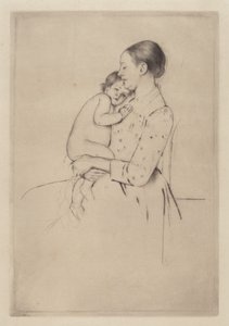 Sessizlik, ç. 1891. by Mary Cassatt