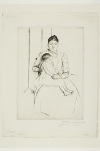 dinlenmek by Mary Cassatt