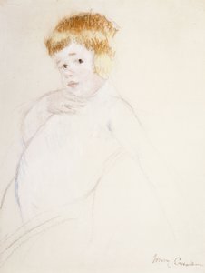 Caress için Bebek Çalışması, c.1902 by Mary Cassatt