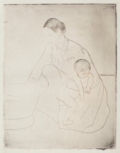 Hamam, 1890-1891. by Mary Cassatt