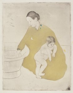 Hamam, 1890-1891. by Mary Cassatt