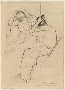 Kuaför, 1891. by Mary Cassatt