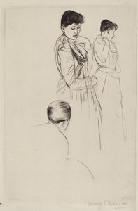 Montaj, 1890-1891. by Mary Cassatt