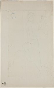 Uydurma [verso] by Mary Cassatt