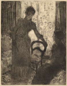 Ziyaretçi, c. 1880. by Mary Cassatt