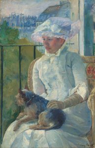 Penceredeki genç kız by Mary Cassatt