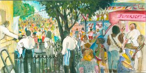 Karnaval, Blenheim Crescent, 2007 (kalem ve waercolour)