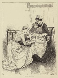 Honnor Morten tarafından Bir Hemşirenin Hikayesi için İllüstrasyon by Mary L. Gow