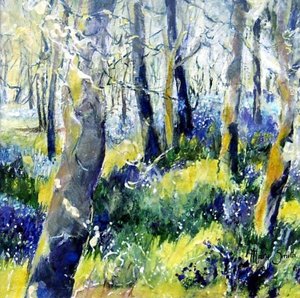Bluebells ve Sarı by Mary Smith