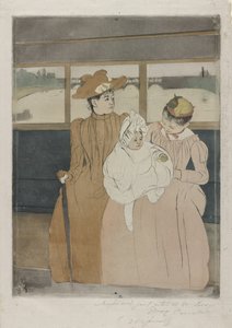 Otobüste, 1890-91 by Mary Cassatt