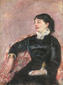 Bir İtalyan Hanımın Portresi by Mary Cassatt