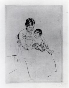 bu çorap by Mary Stevenson Cassatt