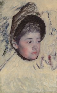 Bone Giyen Kadın, 1889 dolayları by Mary Cassatt