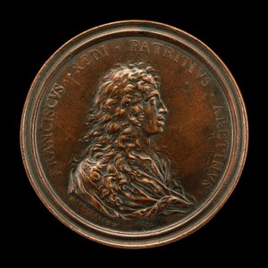 Francesco Redi, 1626-1697, Hekim ve Bilim Adamı [ön yüz], 1684. by Massimiliano Soldani