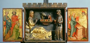 The Harvester Altar, c.1410 (meşe üzerinde tempera) (ayrıca bkz. 145254 ve 145255)