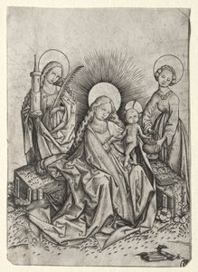 Madonna ve Çocuk, St. Barbara ve St. Arasında Bir Bahçede. Dorothy