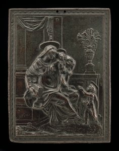 Vaftizci Yahya ile Madonna ve Çocuk, muhtemelen c. 1600. by Master F.D.