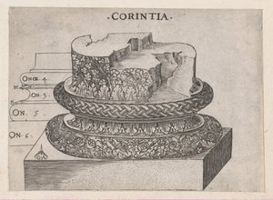 Roma ihtişamının aynası: Korint kaidesi, yak. 1537., yaklaşık 1537 by Master GA