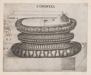 Roma ihtişamının aynası: Korint kaidesi, yak. 1537., yaklaşık 1537 by Master GA