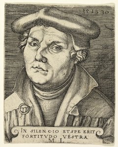 Martin Luther'in portresi by Master I.B.