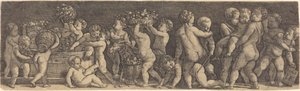 Üzüm Hasat Eden Çocuklar by Master IB after Raphael