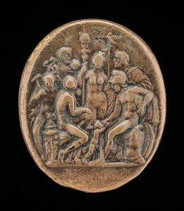 Bir Tanrılar Meclisi [ters], 15. yüzyılın ikinci yarısı. by Master IO.FF.