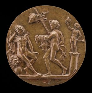 Bacchic Figürlü Herkül, 15. yüzyılın ikinci yarısı.