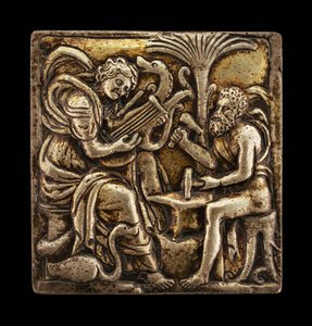 Apollo ve Vulcan, 16. yüzyıl. by Master I.S.A.