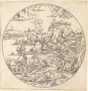Neptün ve Arethusa by Master IS.