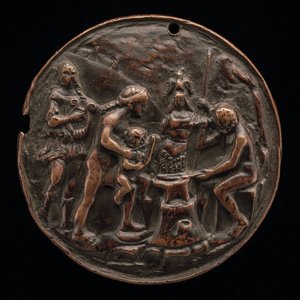 Apollo, Venüs, Mars ve Vulcan, c.1500. by Master M.C.