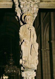 Aziz James, Pórtico de la Gloria, Cathedrale Santiago de Compostela figürlü Mullion