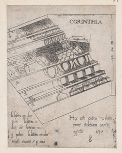Roma ihtişamının aynası: Korint saçaklığı, 1537., 1537