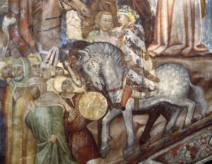 Çarmıha gerilmeden detay by Master Trecentesco of Sacro Speco School