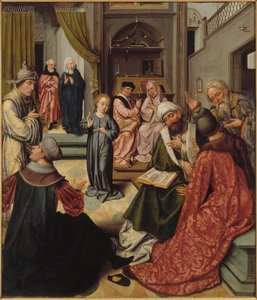 Doktorlar Arasında İsa, 1515. by Master of 1518.