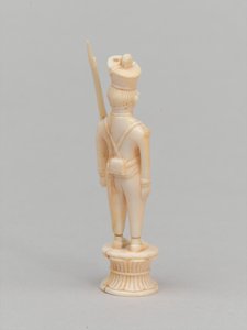 Beyaz piyon, satranç taşı, Hindistan, 1820 dolaylarında by Master of Coetivy