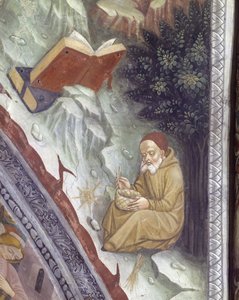 İtalya, Piedmont Bölgesi, Alessandria eyaleti, Santa Maria Assunta Bazilikası'ndaki şapelde fresk