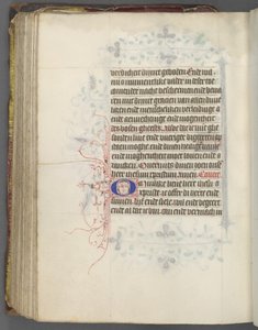 Utrecht Kullanım Saatleri Kitabı: fol. 157v, Metin, c. 1460-1465.