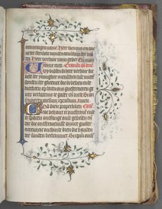 Utrecht Kullanım Saatleri Kitabı: fol. 175r, Metin, c. 1460-1465.