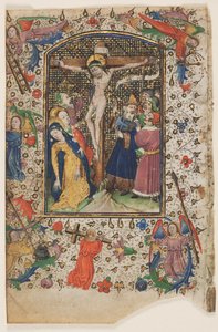 Saatler Kitabından Yaprak: Çarmıha Gerilme, 1430