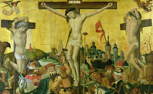 The Crucifixion, c.1500  (detail of 148971) by Master of Hamburg
