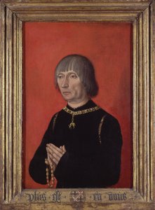 Lodewijk van Gruuthuuse'un Portresi, c.1472-82 (panel üzerine yağlı boya) by Master of Portraits of Princes